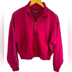 Victoria’s Secret On Point Fleece Zip Front Bling Sweatshirt